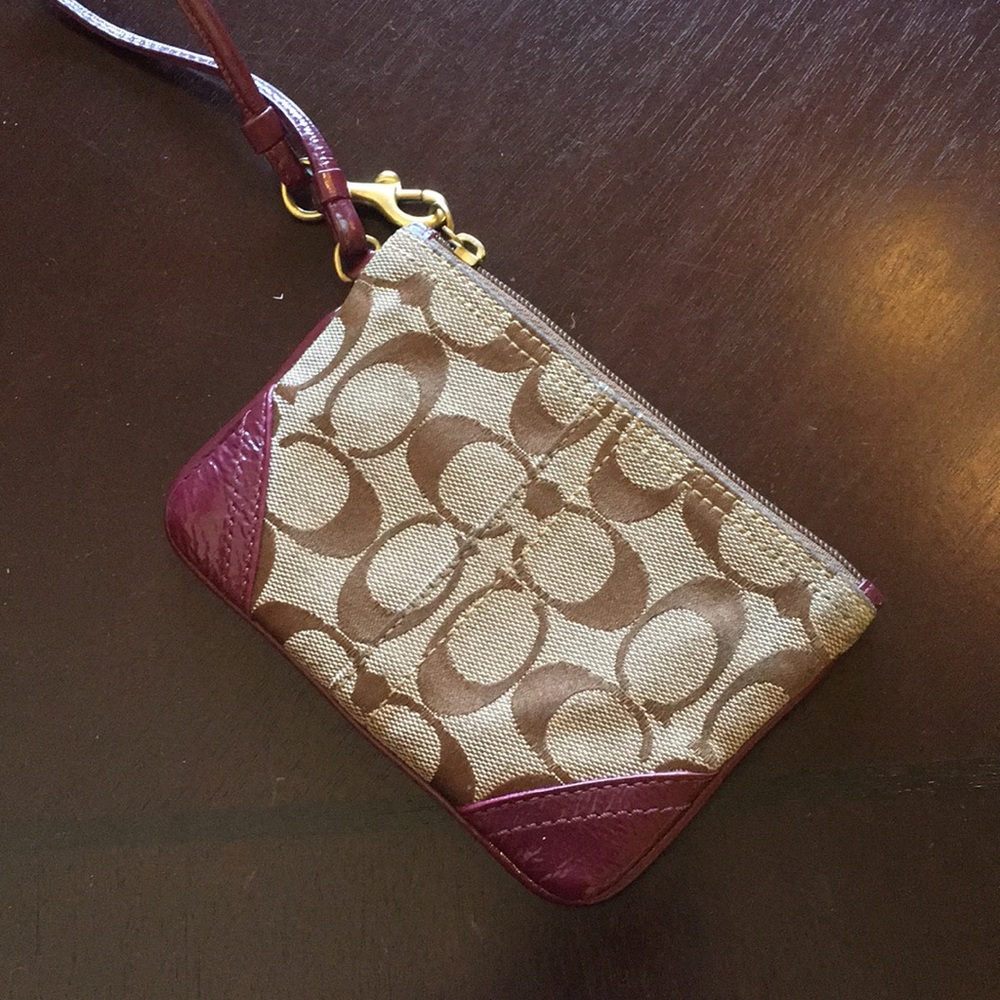 Coach wristlet